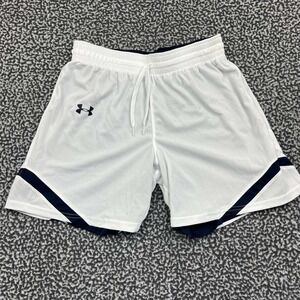Under Armour Athletic Shorts Men Size 29 White Drawstring Adult Outdoor